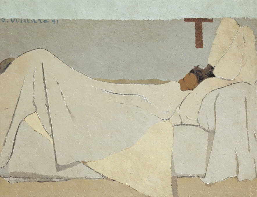 Édouard Vuillard - Au lit In Bed 1891
