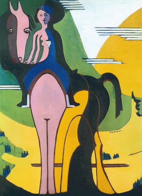 Ernst Ludwig Kirchner - female rider