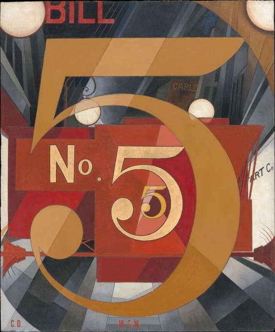 Charles Demuth - I Saw the Figure 5 in Gold