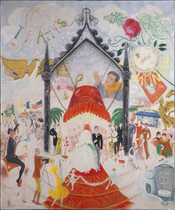 Florine Stettheimer - The Cathedrals of Fifth Avenue