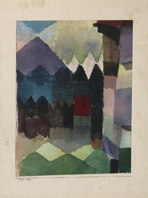 Paul Klee - Föhn im Marc’schen Garten