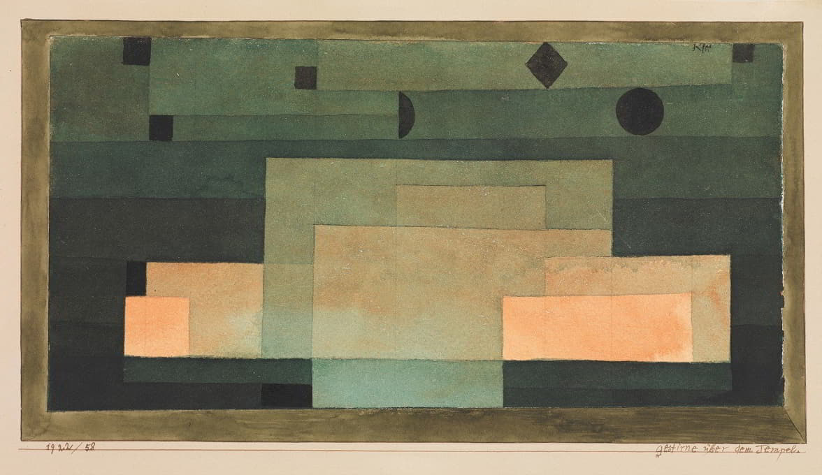 Paul Klee - The Firmament Above the Temple