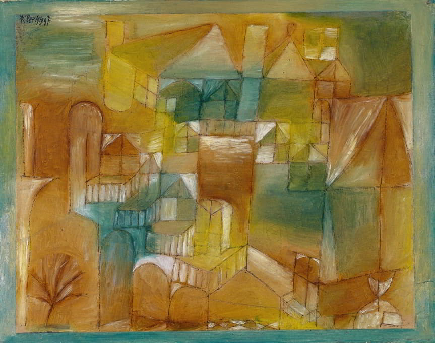Paul Klee - Façade Brown-Green