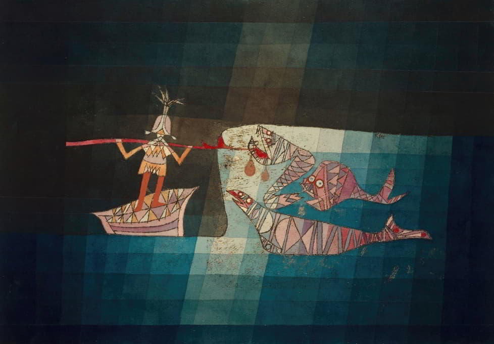 Paul Klee - Fighting scene from the comic-fantastic opera ‘the seafarer’