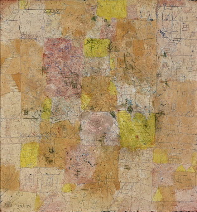 Paul Klee - Suburban Idyll (Gartenstadtidyll)