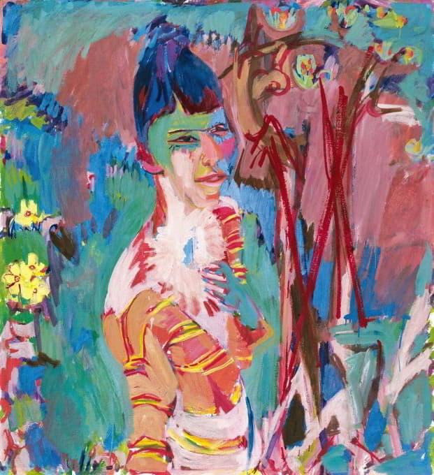 Albert Müller - Bust Of A Coloured Girl