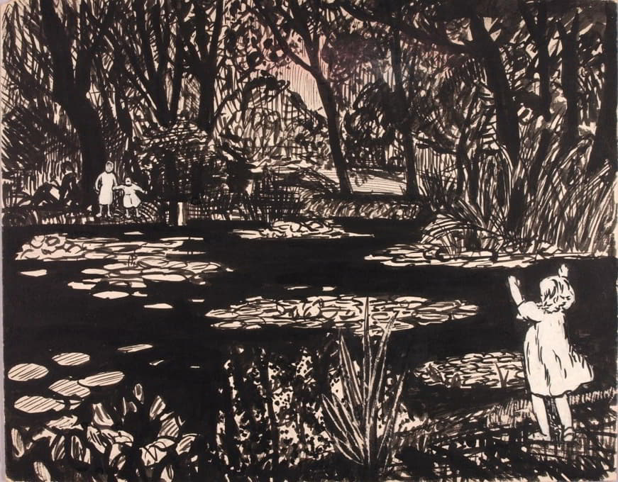Henry Lyman Saÿen - Untitled (Lily Pond)
