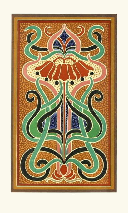 James Ward - Design showing Analysis of Colour in a ‘Peacock’s Plumage’