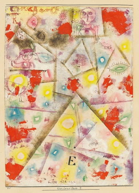 Paul Klee - Gedenkblatt E