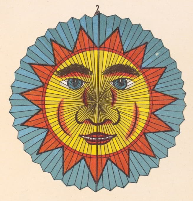 Anonymous - Sun with spiked aureole lantern design