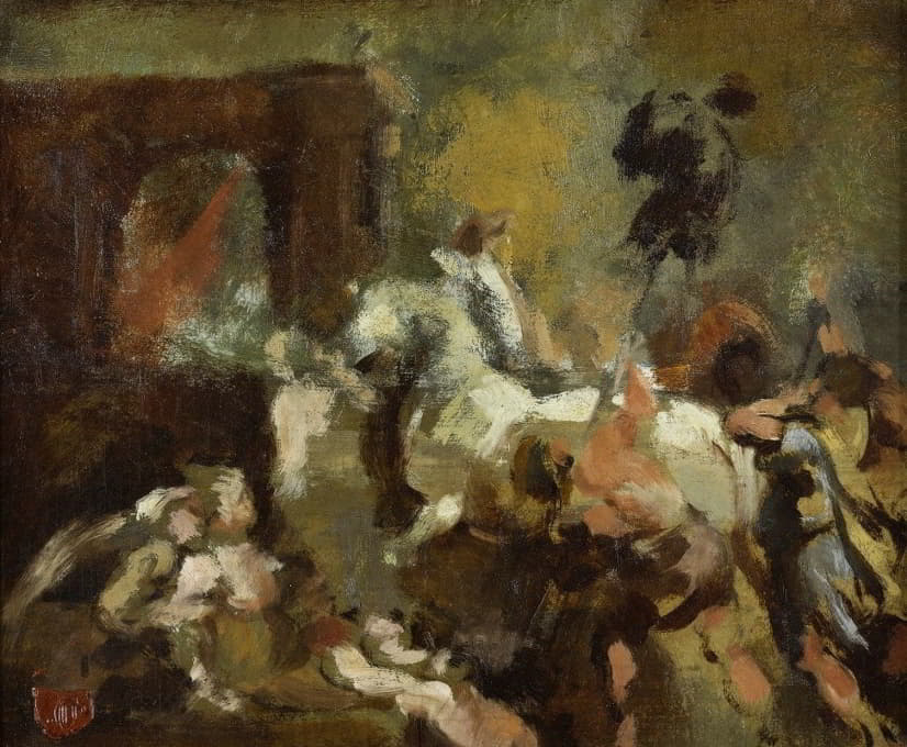 Jean-Baptiste Carpeaux - Entrée triomphale d’Henri IV à Paris, d’après Rubens