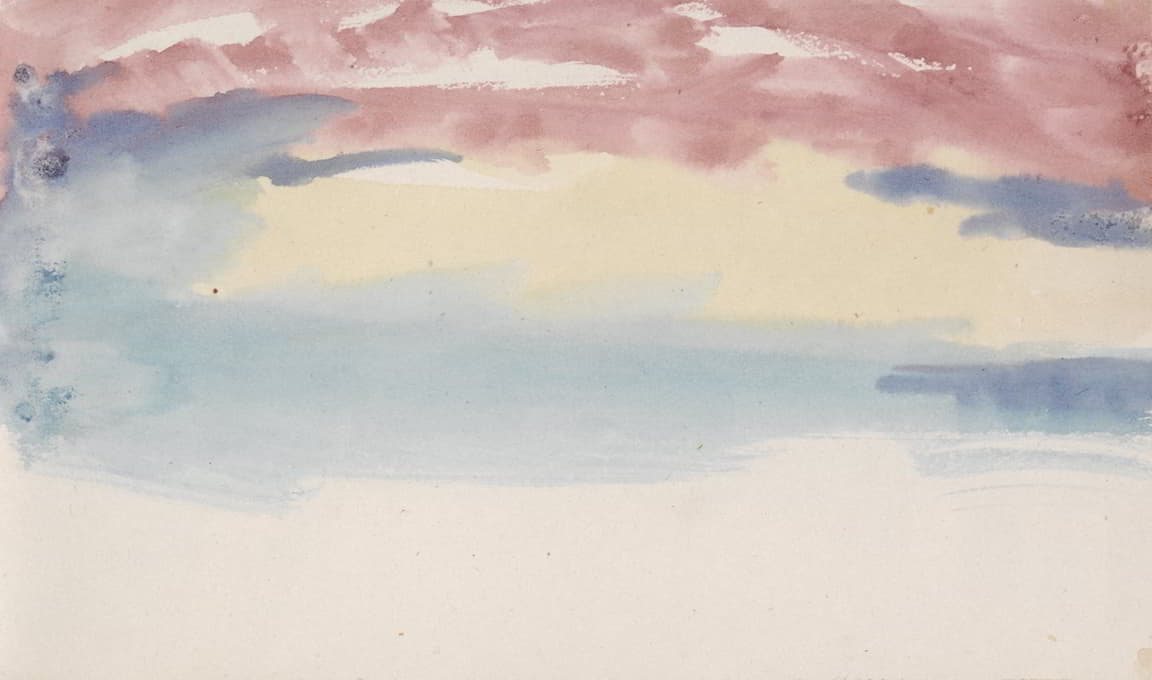 Joseph Mallord William Turner - The Channel Sketchbook 10