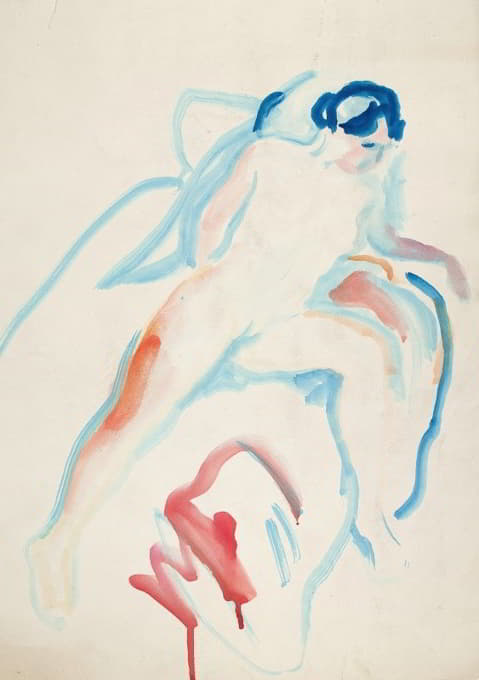 Edvard Munch - Akt på sengen