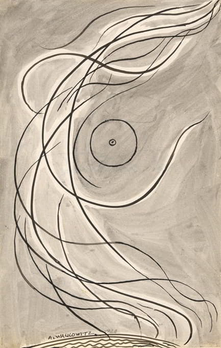 Abraham Walkowitz - Dance Abstraction; Isadora Duncan (or ‘Rhythmic Line’)
