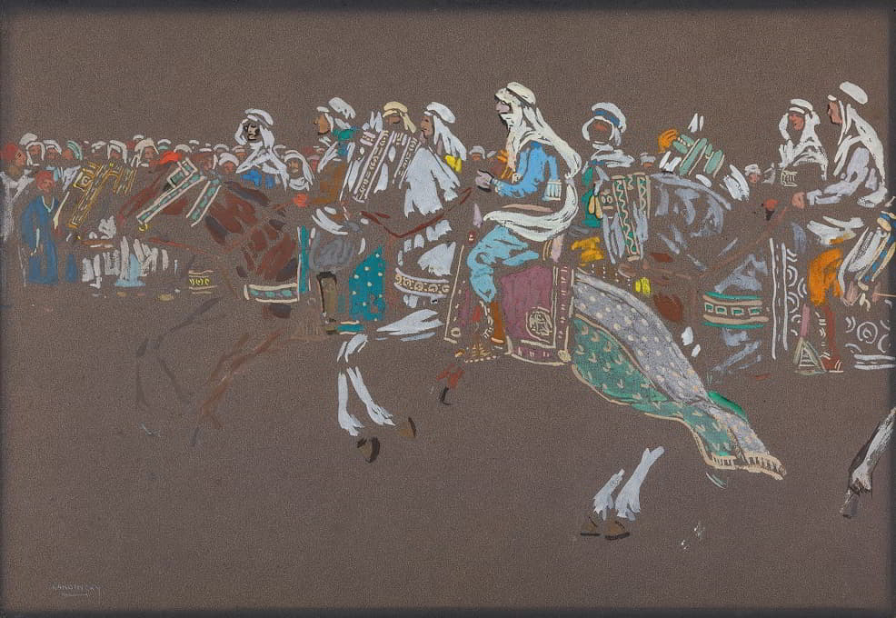 Wassily Kandinsky - Arab cavalry
