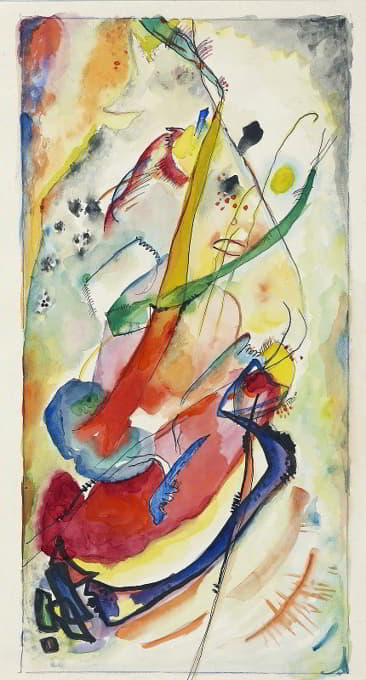 Wassily Kandinsky - Entwurf zu einem Wandbild für Edwin R. Campbell Nr. 1