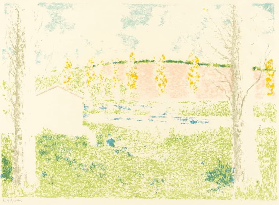 Ker Xavier Roussel - Landscape with a House (Paysage avec maison)