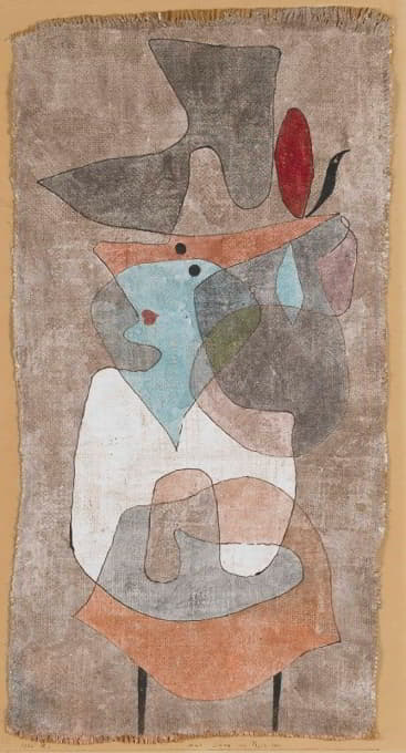 Paul Klee - Hat, Lady and Little Table.