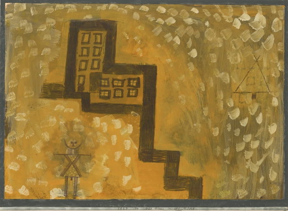 Paul Klee - Das Haus In Der Höhe (The House On High)