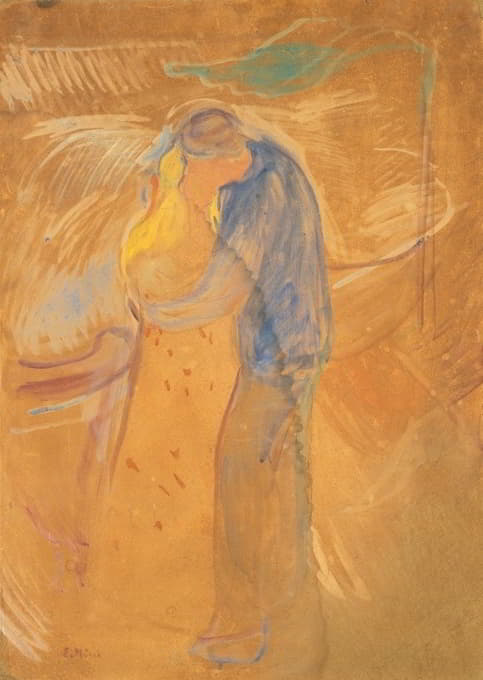 Edvard Munch - Kiss
