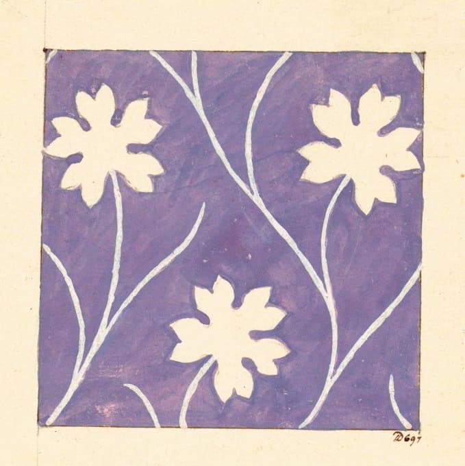 印花纺织品的花卉设计