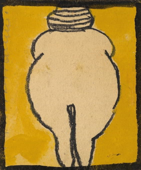 Egon Schiele - Venus von Willendorf