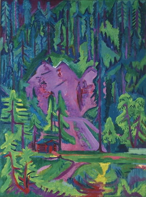 Ernst Ludwig Kirchner - Steinbruch bei Wildboden