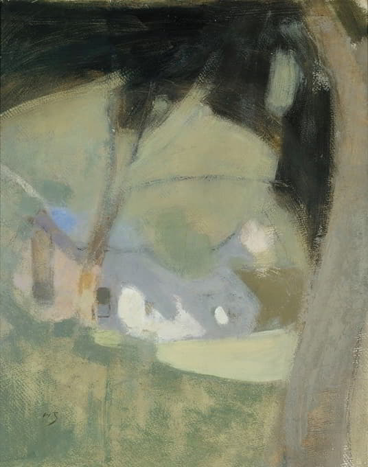 Helene Schjerfbeck - The Old Brewery (Composition)