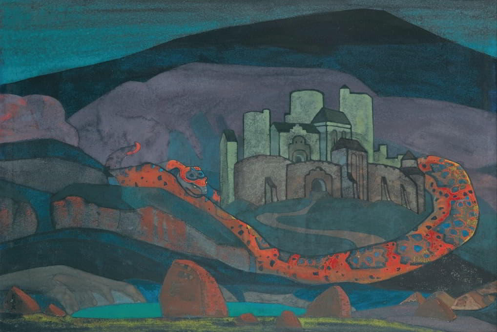 Nikolai Konstantinovich Roerich - The Doomed City