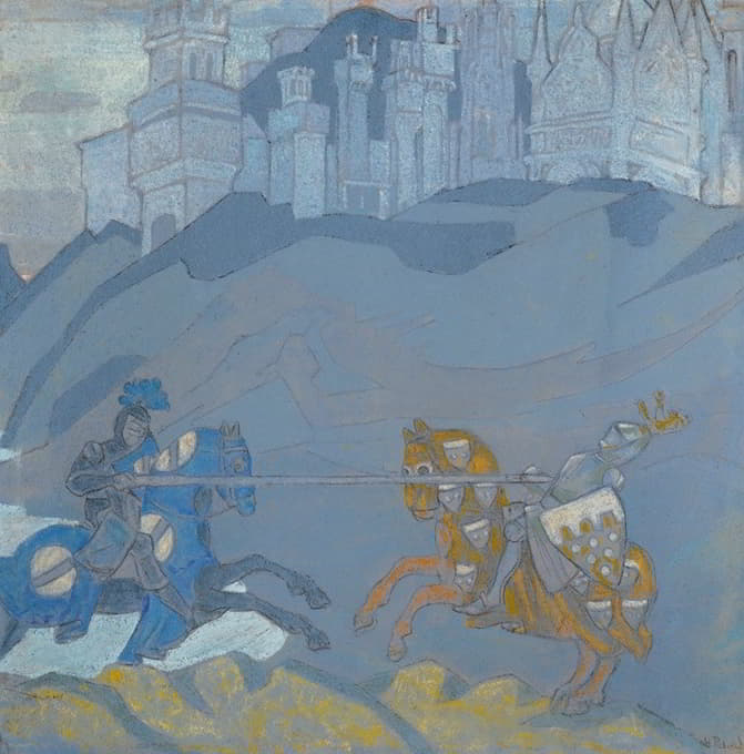 Nikolai Konstantinovich Roerich - The Duel