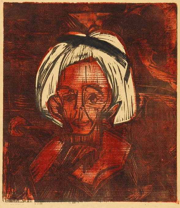 Ernst Ludwig Kirchner - Gelbhaariges Mädchen