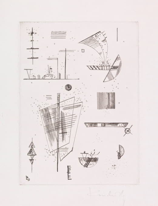 Wassily Kandinsky - Erste Radierung für die Editions ,Cahiers d´Art