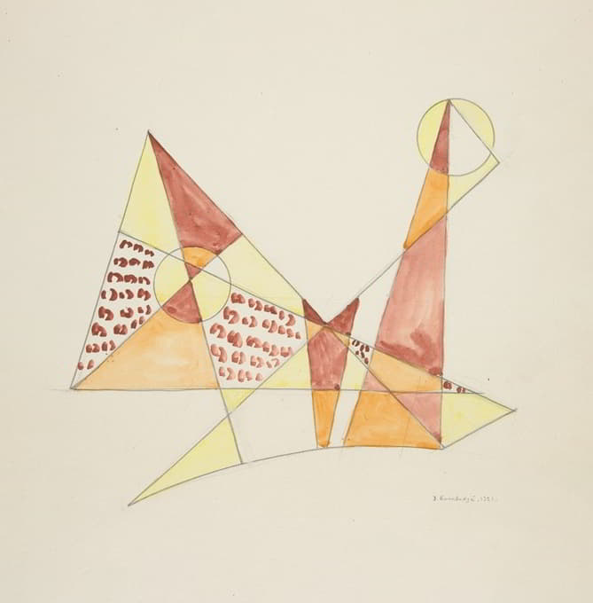 David Kakabadzé - Abstraction Based on Sails, III