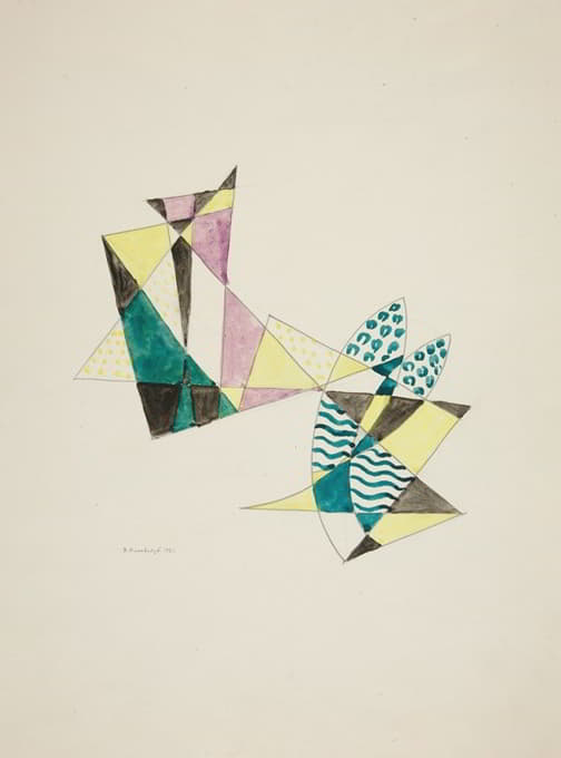 David Kakabadzé - Abstraction Based on Sails, IV