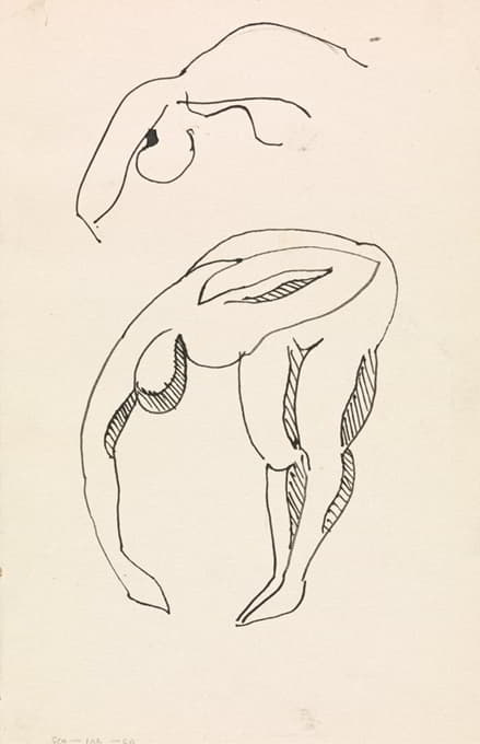 Henri Gaudier-Brzeska - Bowing Figure