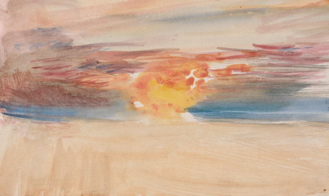Joseph Mallord William Turner - The Channel Sketchbook 28