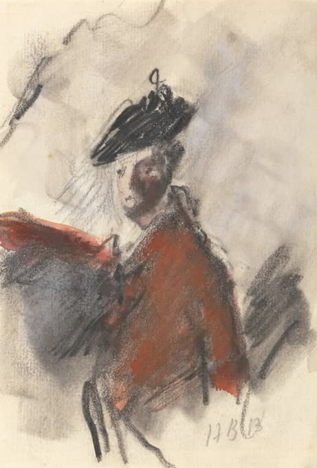 雷诺兹的短号尼希米·温特，第十一龙骑兵肖像之后的习作