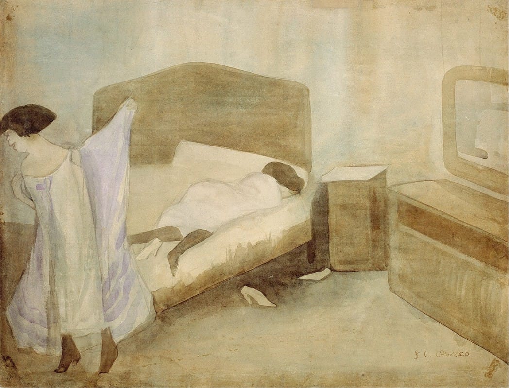 José Clemente Orozco - The Bedroom