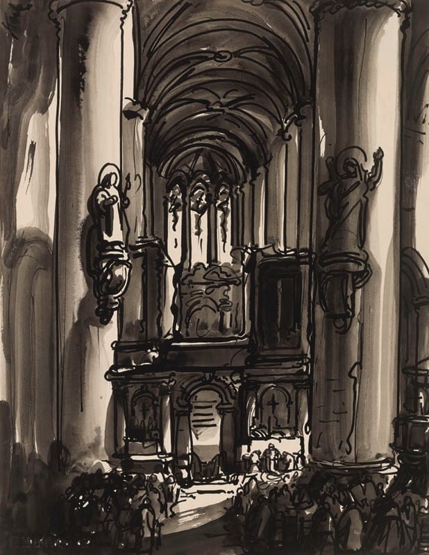 Alfred Ost - St. James’ Church in Antwerp
