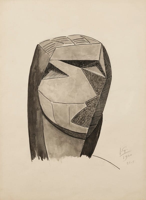 Julio González - Tête cubiste