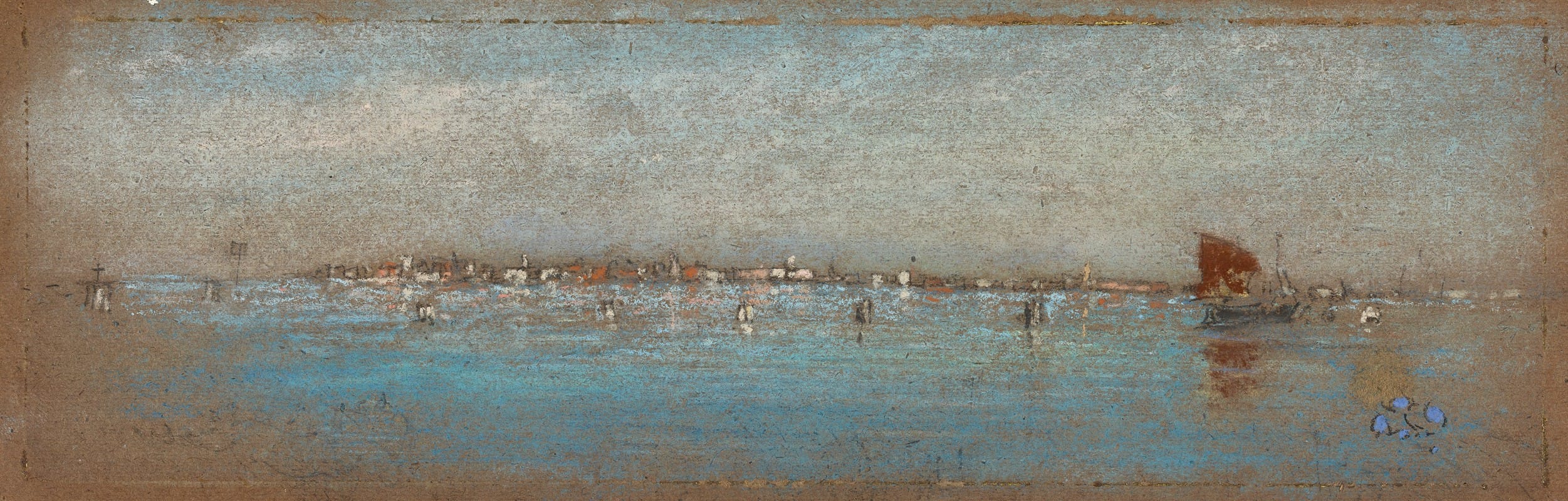 James Abbott McNeill Whistler - Blue and Silver—The Islands, Venice