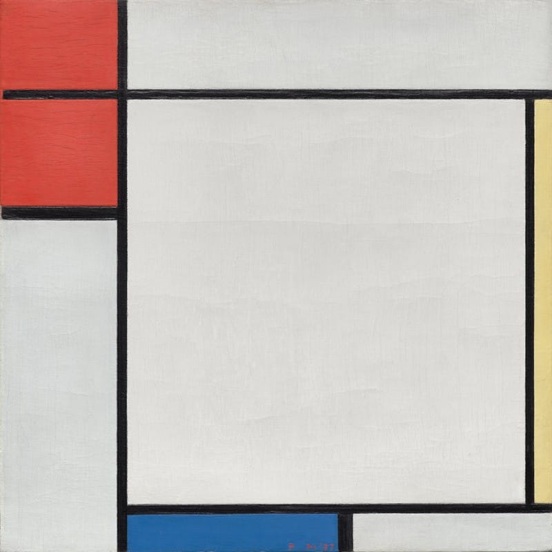 Piet Mondrian - Composition with Red, Yellow, and Blue