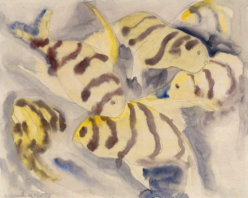 Charles Demuth - Fish Series, No. 3