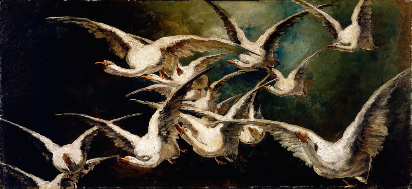 Elizabeth Nourse - Flock of Geese