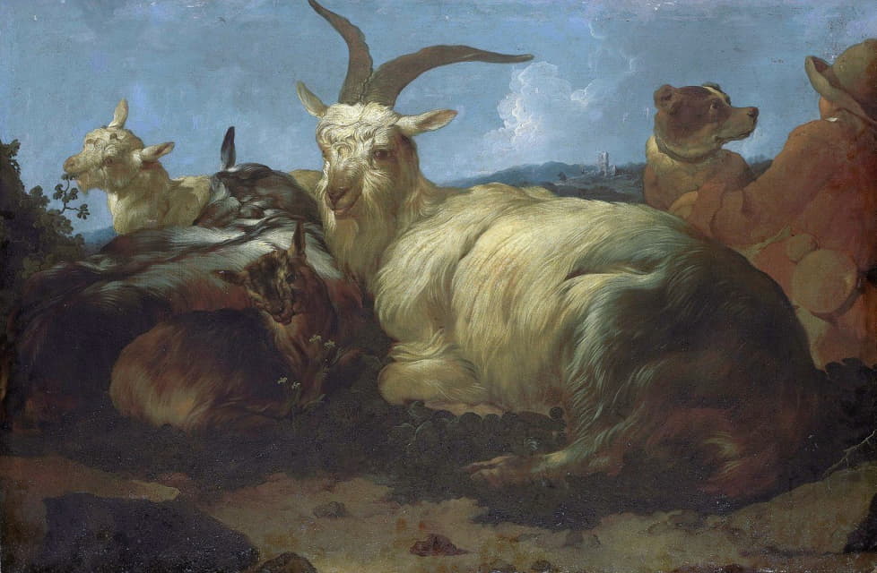看护动物的牧羊人