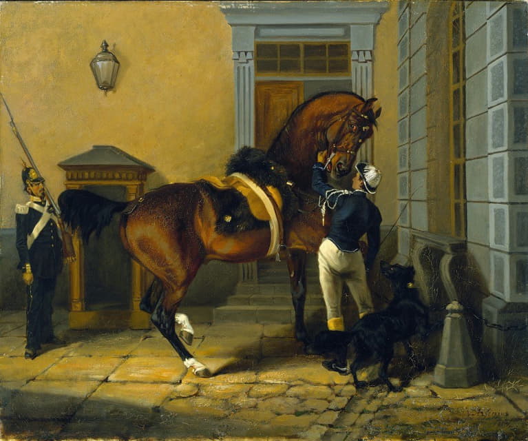 绅士，瑞典国王卡尔十五世最喜爱的马