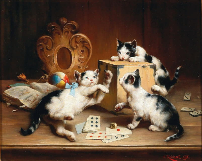 Carl Reichert - Playful kittens