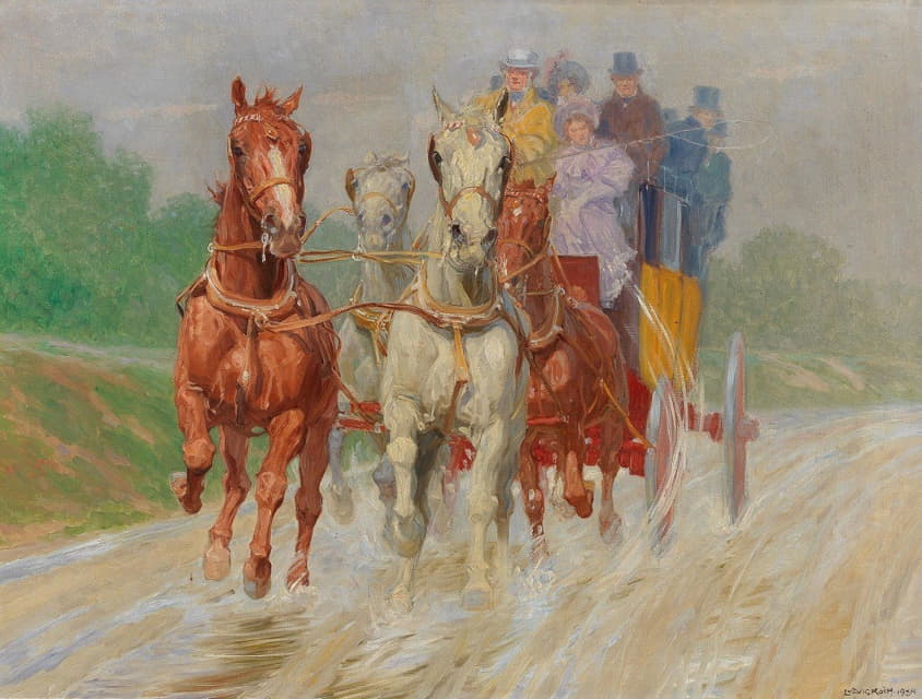Ludwig Koch - Four-in-Hand Coach in Old Vienna