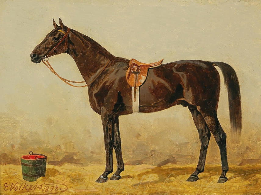 Emil Volkers - Black Horse In The Stable II
