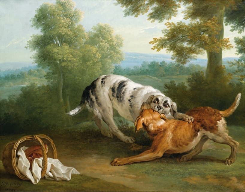 Jean-Baptiste Oudry - The Dog Carriyng his Dinner To His Master